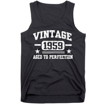 1959 Vintage Aged To Perfection Birthday Gift Tank Top