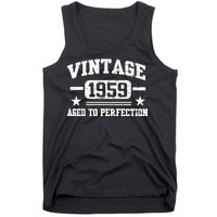 1959 Vintage Aged To Perfection Birthday Gift Tank Top