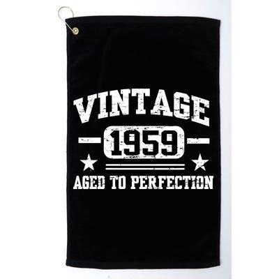 1959 Vintage Aged To Perfection Birthday Gift Golf Towel