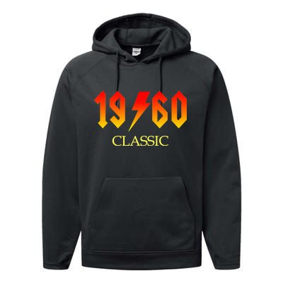 1960 Classic Rock 60th Birthday Performance Fleece Hoodie