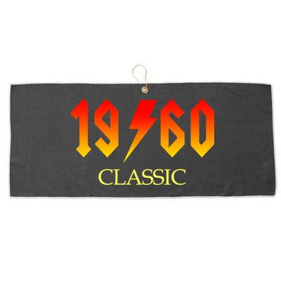 1960 Classic Rock 60th Birthday Large Microfiber Waffle Golf Towel