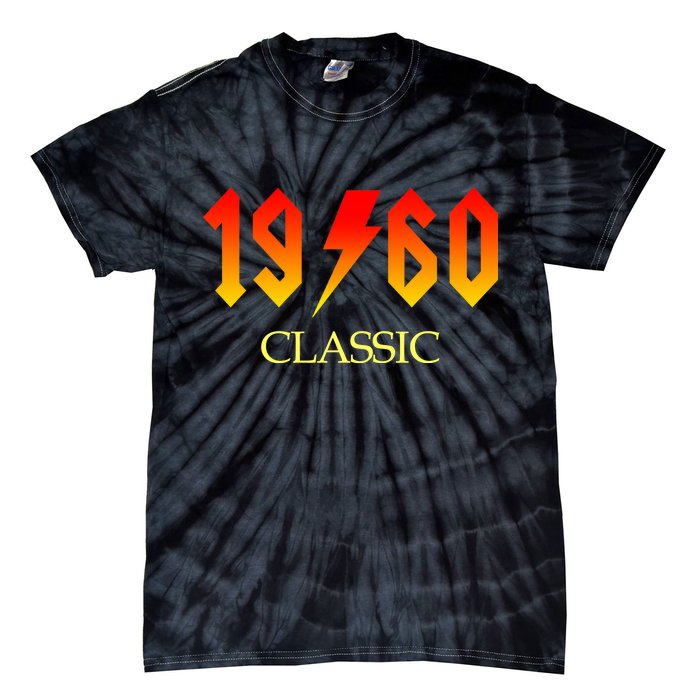 1960 Classic Rock 60th Birthday Tie-Dye T-Shirt