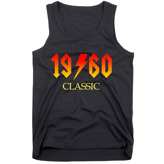 1960 Classic Rock 60th Birthday Tank Top