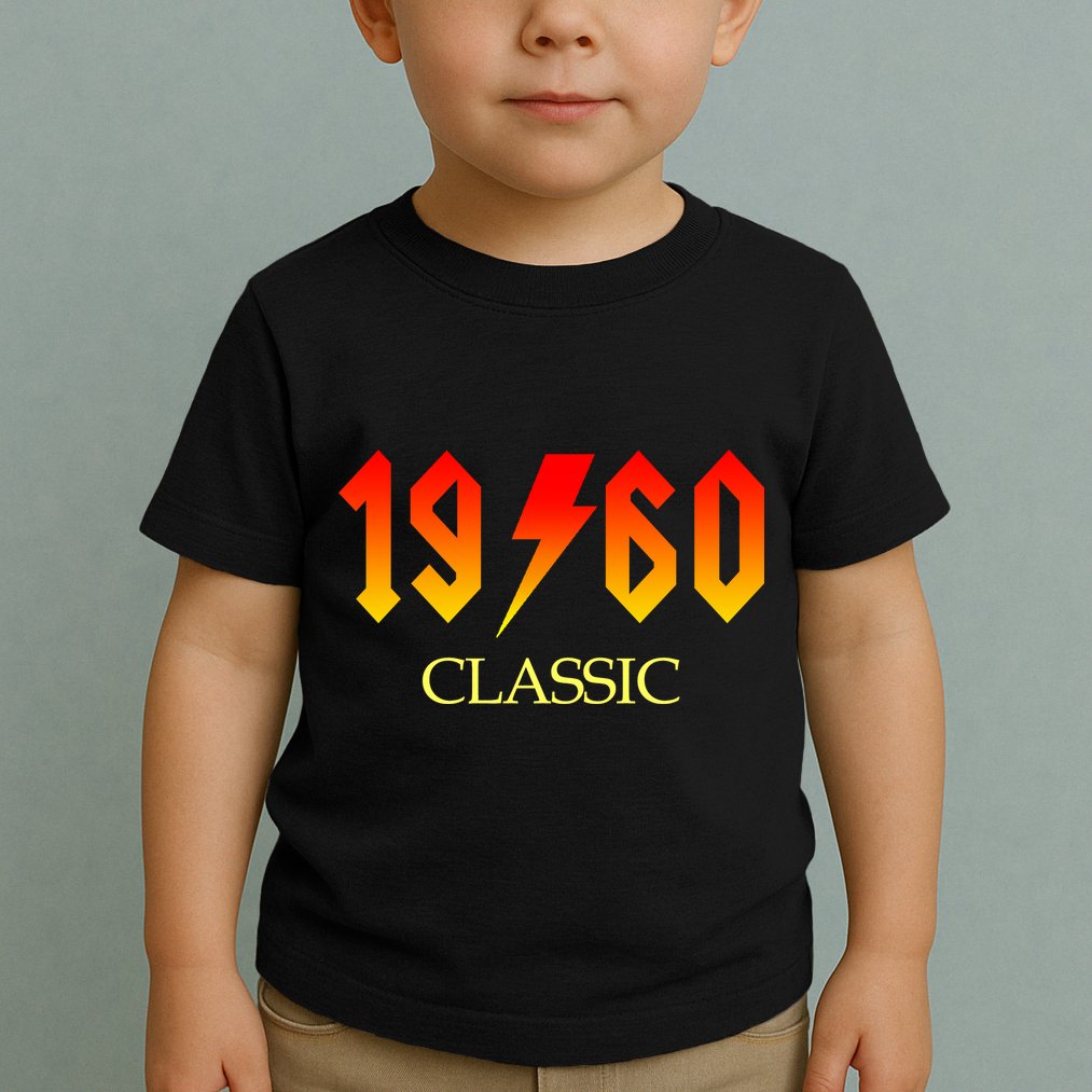 1960 Classic Rock 60th Birthday Toddler T-Shirt