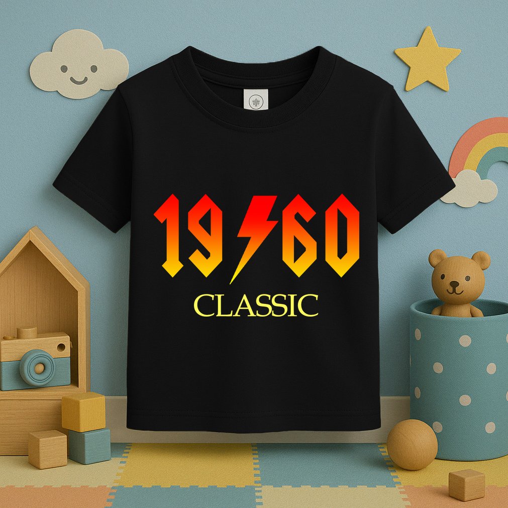 1960 Classic Rock 60th Birthday Toddler T-Shirt