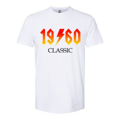 1960 Classic Rock 60th Birthday Softstyle CVC T-Shirt