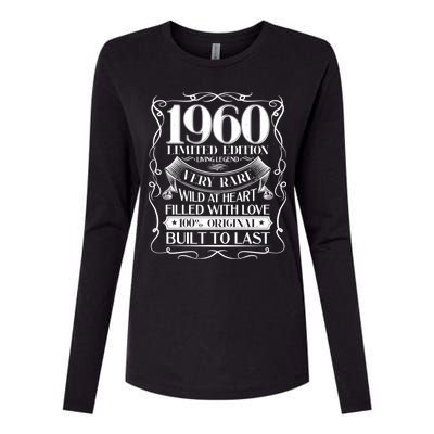 1960 Rare Limited Edition Legend 60th Birthday Womens Cotton Relaxed Long Sleeve T-Shirt