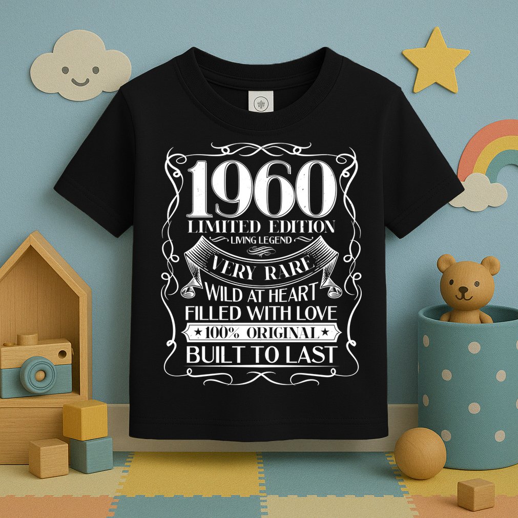 1960 Rare Limited Edition Legend 60th Birthday Toddler T-Shirt