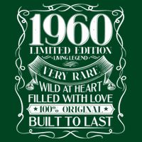 1960 Rare Limited Edition Legend 60th Birthday Sweatshirt