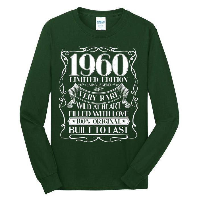 1960 Rare Limited Edition Legend 60th Birthday Tall Long Sleeve T-Shirt