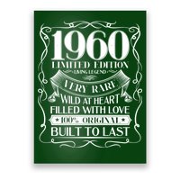 1960 Rare Limited Edition Legend 60th Birthday Poster