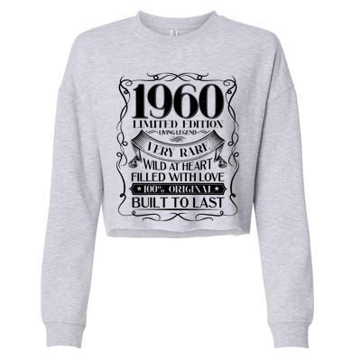 1960 Rare Limited Edition Legend 60th Birthday Cropped Pullover Crew