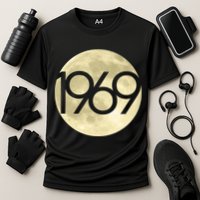 1969 Moon Landing Apollo 11 50th Anniversary Cooling Performance Crew T-Shirt