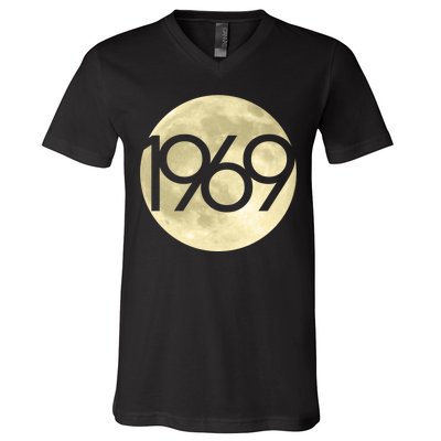 1969 Moon Landing Apollo 11 50th Anniversary V-Neck T-Shirt