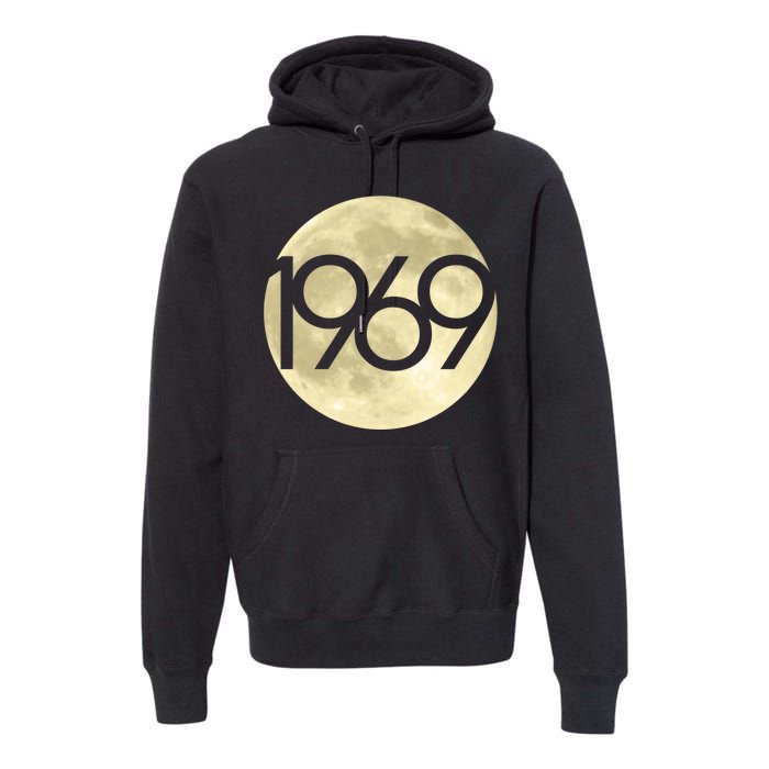 1969 Moon Landing Apollo 11 50th Anniversary Premium Hoodie