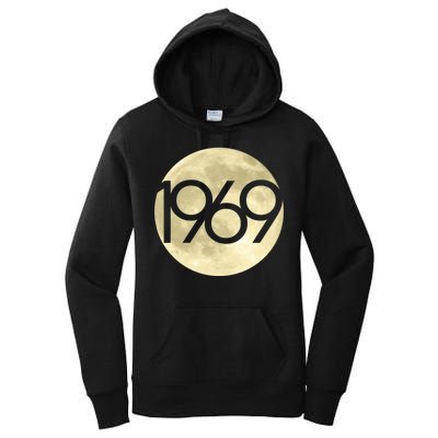 1969 Moon Landing Apollo 11 50th Anniversary Women's Pullover Hoodie