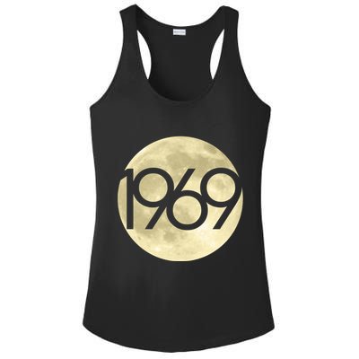 1969 Moon Landing Apollo 11 50th Anniversary Ladies PosiCharge Competitor Racerback Tank