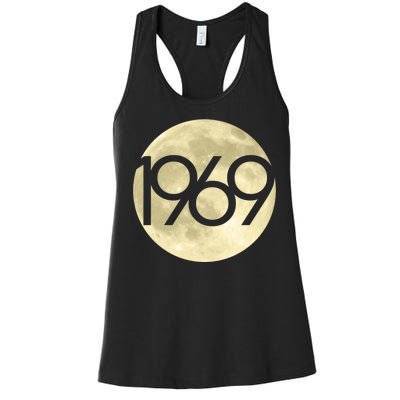 1969 Moon Landing Apollo 11 50th Anniversary Women's Racerback Tank