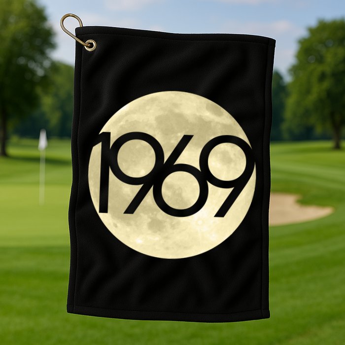1969 Moon Landing Apollo 11 50th Anniversary Golf Towel