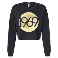 1969 Moon Landing Apollo 11 50th Anniversary Cropped Pullover Crew