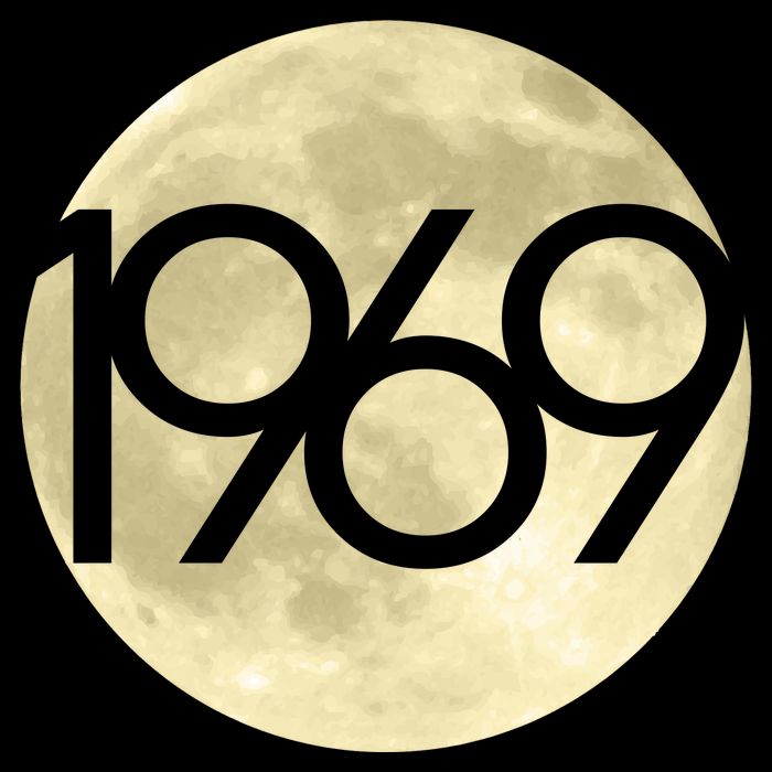 1969 Moon Landing Apollo 11 50th Anniversary Cropped Pullover Crew