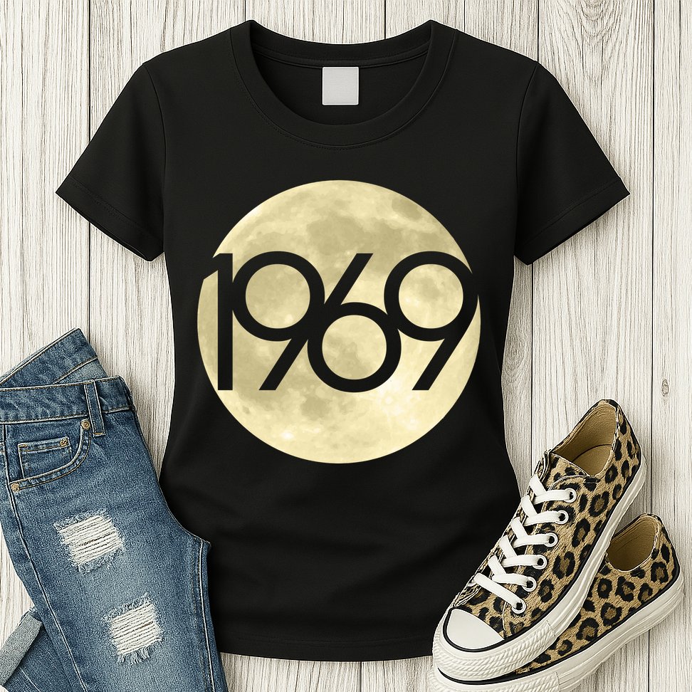 1969 Moon Landing Apollo 11 50th Anniversary Womens T-Shirt