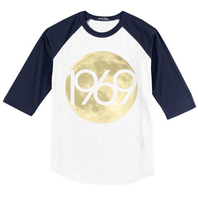 1969 Moon Landing Apollo 11 50th Anniversary Baseball Sleeve Shirt