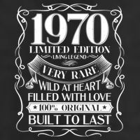 1970 Rare Limited Edition Legend 50th Birthday Hat