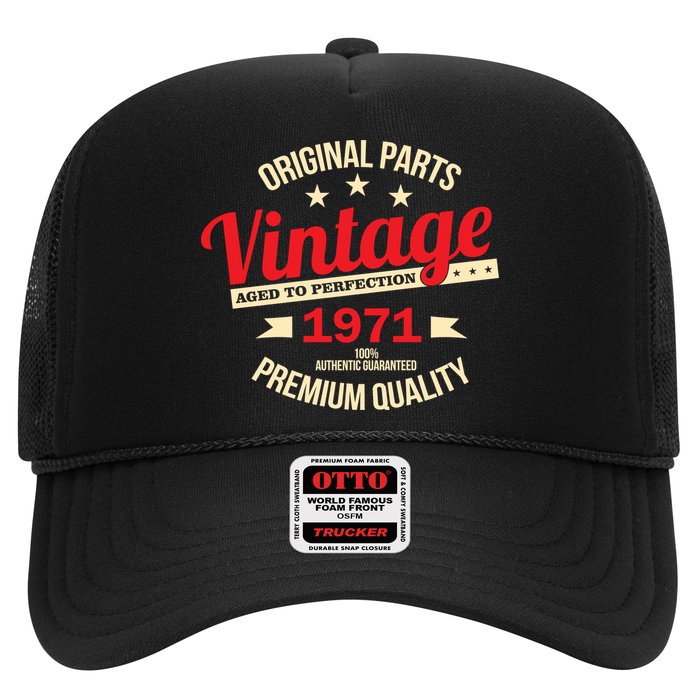 1971 Original Parts Vintage 50th Birthday Trucker Hat