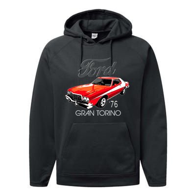 1976 Ford Gran Torino Performance Fleece Hoodie