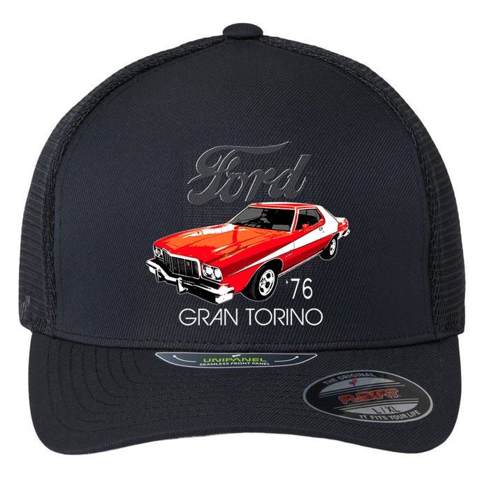 1976 Ford Gran Torino Flexfit Unipanel Trucker Cap