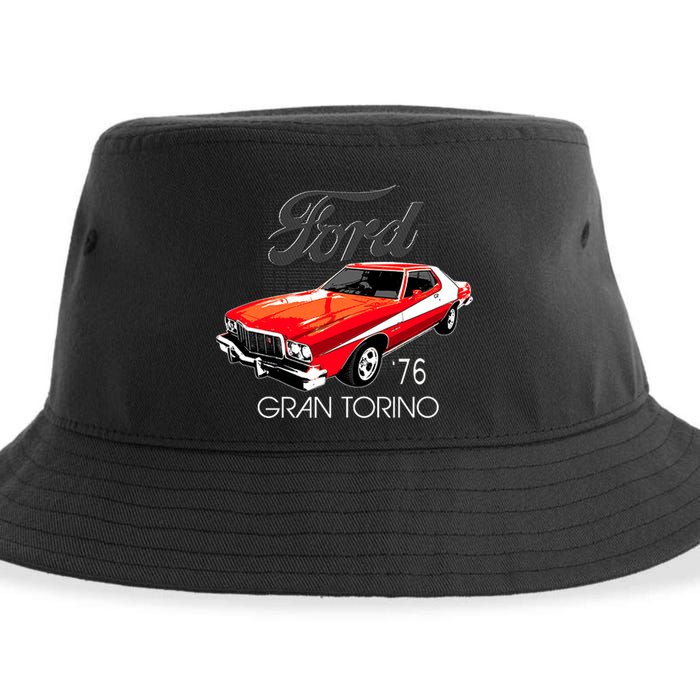 1976 Ford Gran Torino Sustainable Bucket Hat