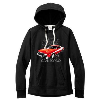 1976 Ford Gran Torino Women's Fleece Hoodie