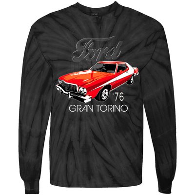 1976 Ford Gran Torino Tie-Dye Long Sleeve Shirt