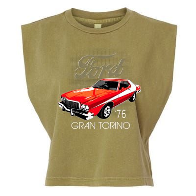 1976 Ford Gran Torino Garment-Dyed Women's Muscle Tee