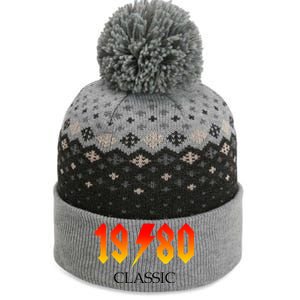 1980 Classic Rock 40th Birthday The Baniff Cuffed Pom Beanie