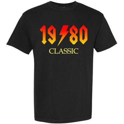 1980 Classic Rock 40th Birthday Garment-Dyed Heavyweight T-Shirt