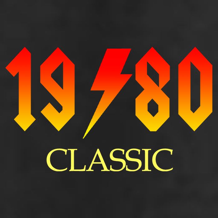 1980 Classic Rock 40th Birthday 7 Panel Mesh Trucker Snapback Hat