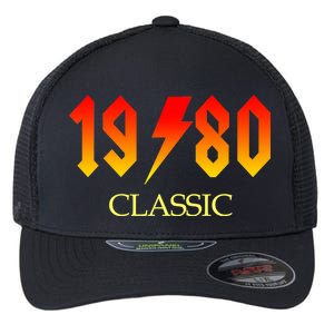 1980 Classic Rock 40th Birthday Flexfit Unipanel Trucker Cap