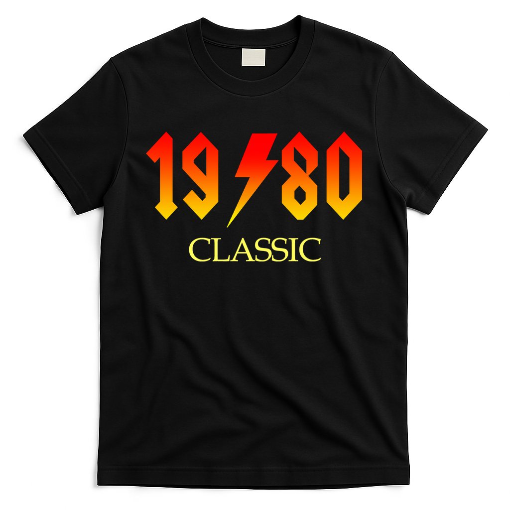 1980 Classic Rock 40th Birthday T-Shirt