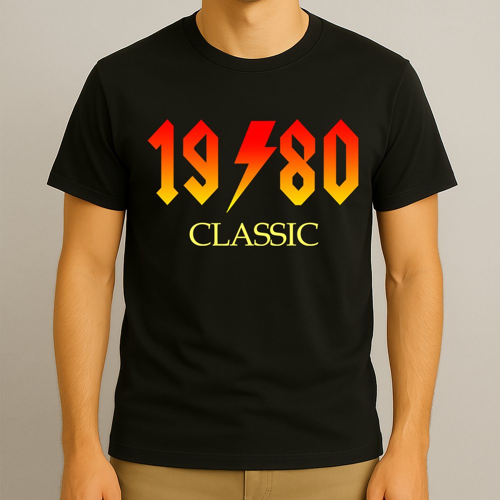 1980 Classic Rock 40th Birthday T-Shirt