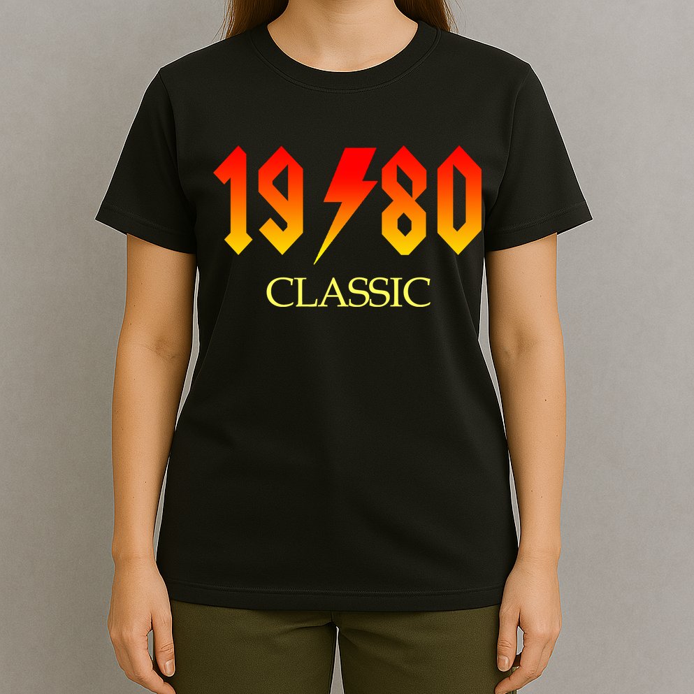 1980 Classic Rock 40th Birthday T-Shirt