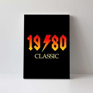 1980 Classic Rock 40th Birthday Canvas