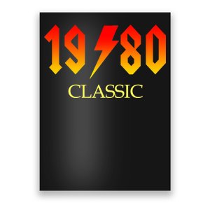 1980 Classic Rock 40th Birthday Poster