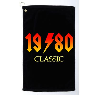 1980 Classic Rock 40th Birthday Golf Towel