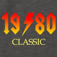 1980 Classic Rock 40th Birthday Vector Backpack