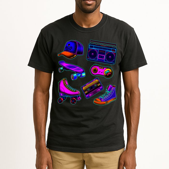 1980 Eighties Old School Retro Neon Tall T-Shirt