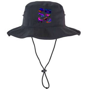 1980 Eighties Old School Retro Neon Legacy Cool Fit Booney Bucket Hat