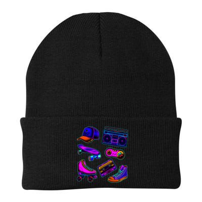 1980 Eighties Old School Retro Neon Beanie