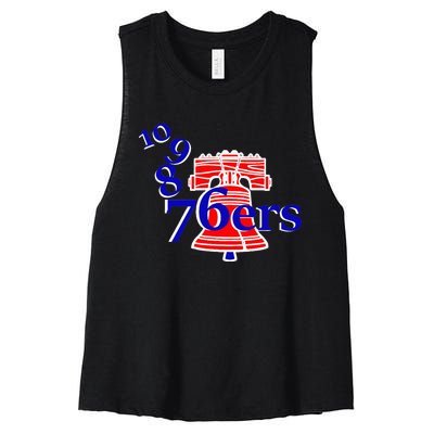 10 9 8 76ers Women's Racerback Cropped Tank